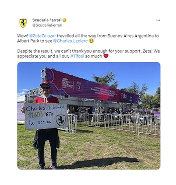 El posteo que le dedicó