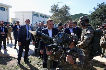 El presidente de Francia, Emmanuel