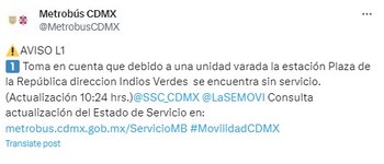 El servicio de unidades recomienda