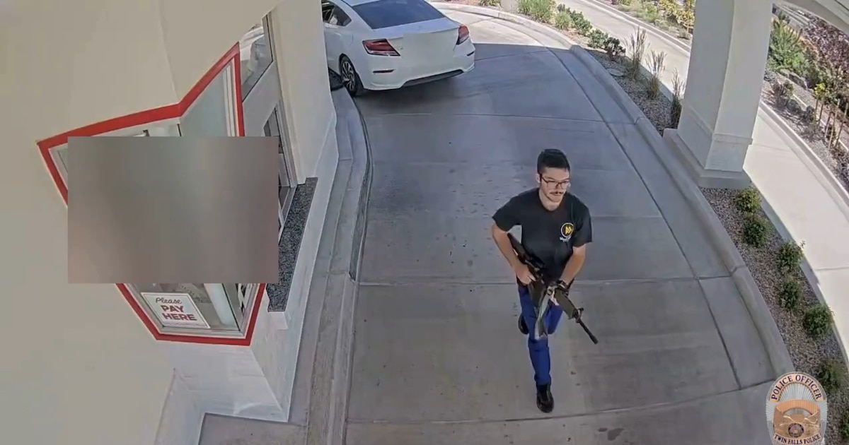 Escalofriante video: la policía reveló nuevas imágenes del tiroteo en un In-N-Out Burger de Idaho