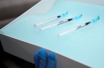 FILE PHOTO: Syringes with the