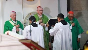 Parolin sostuvo que Guatemala puede contar con la colaboración de la Santa Sede para promover la reconciliación, la paz y la cooperación entre las fuerzas del país.
