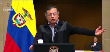 El Presidente lanzó fuertes palabras