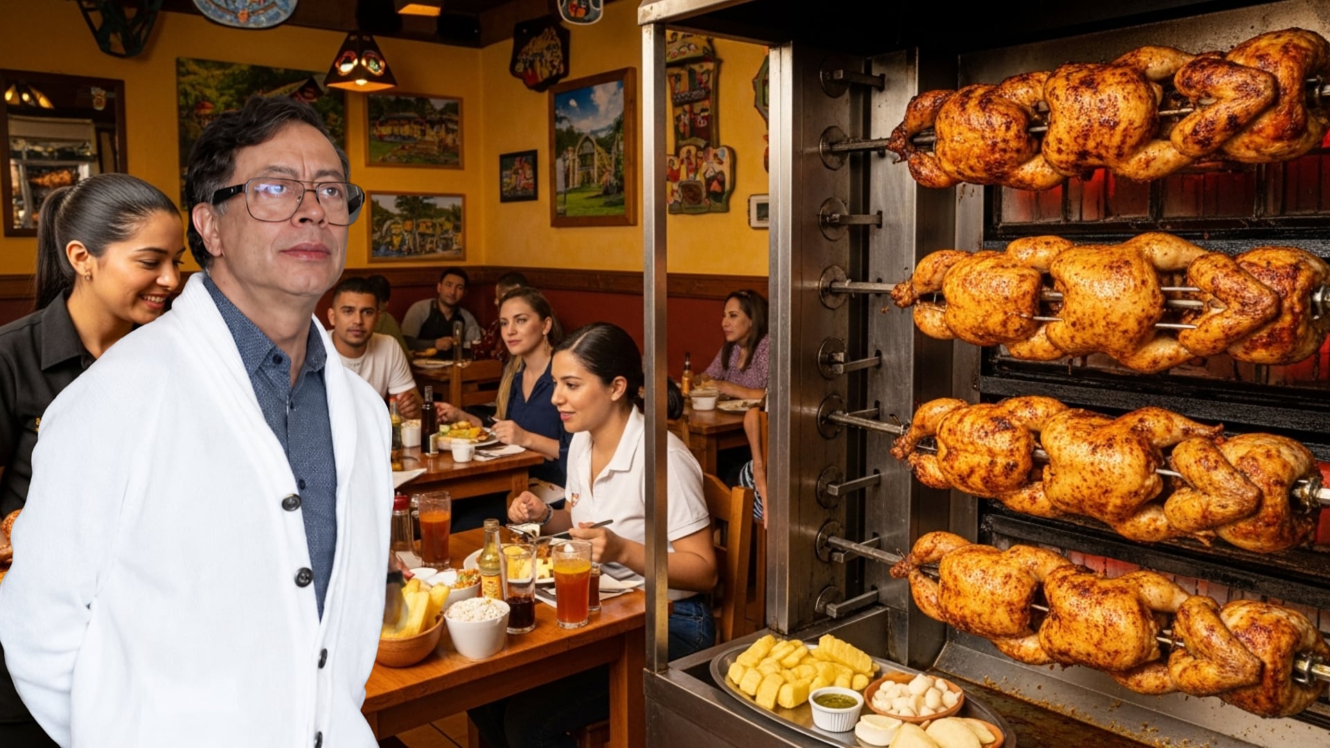 Petro usó el precio del pollo asado como ejemplo del alto costo de los alimentos previo a conocerse la inflación de septiembre: “Ignorancia económica”