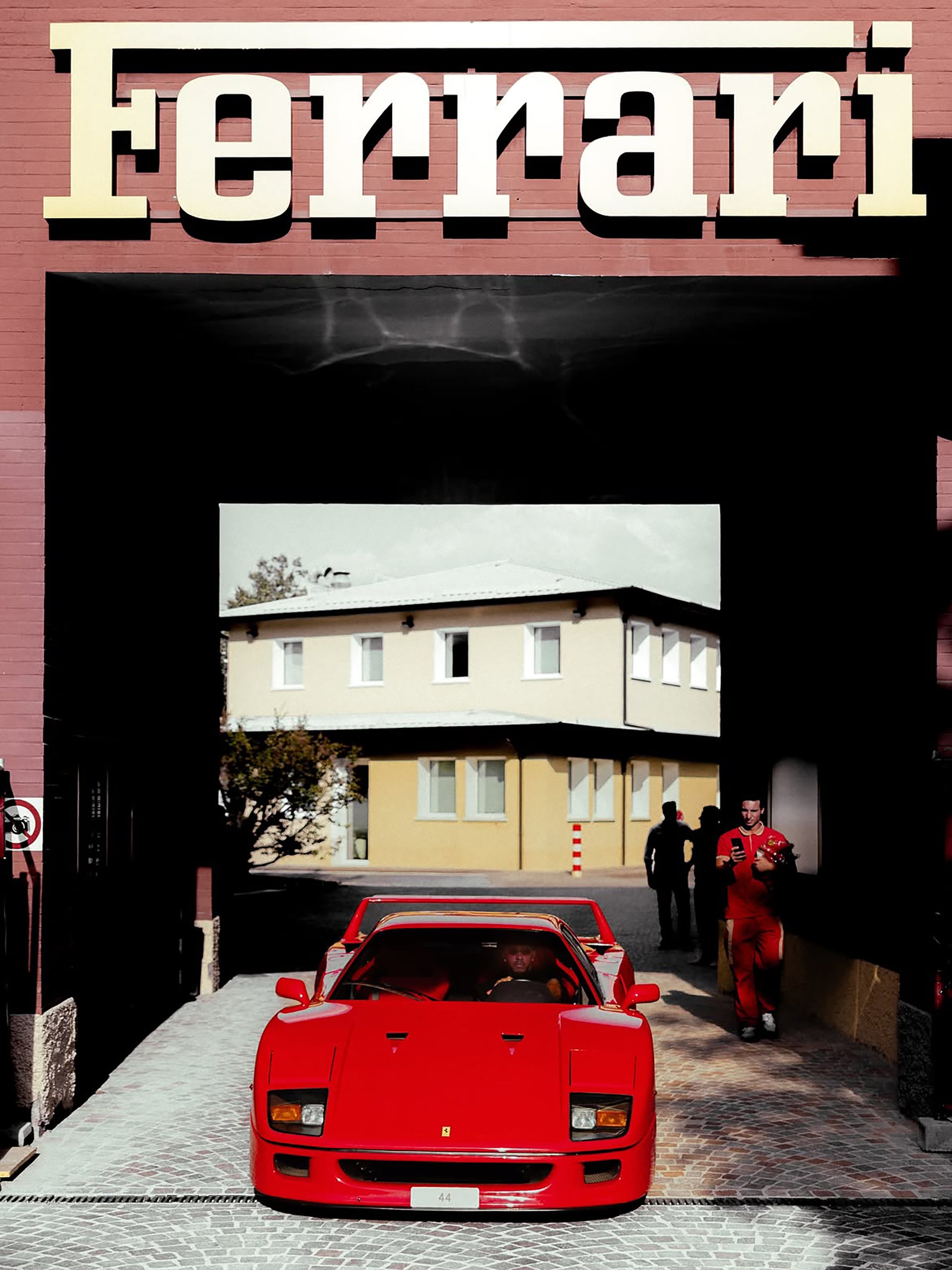 La F40 se restauró en Maranella, en la fábrica de Ferrari