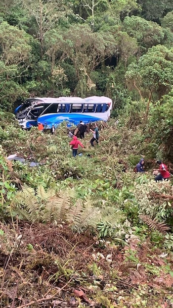 El vehículo de transporte público
