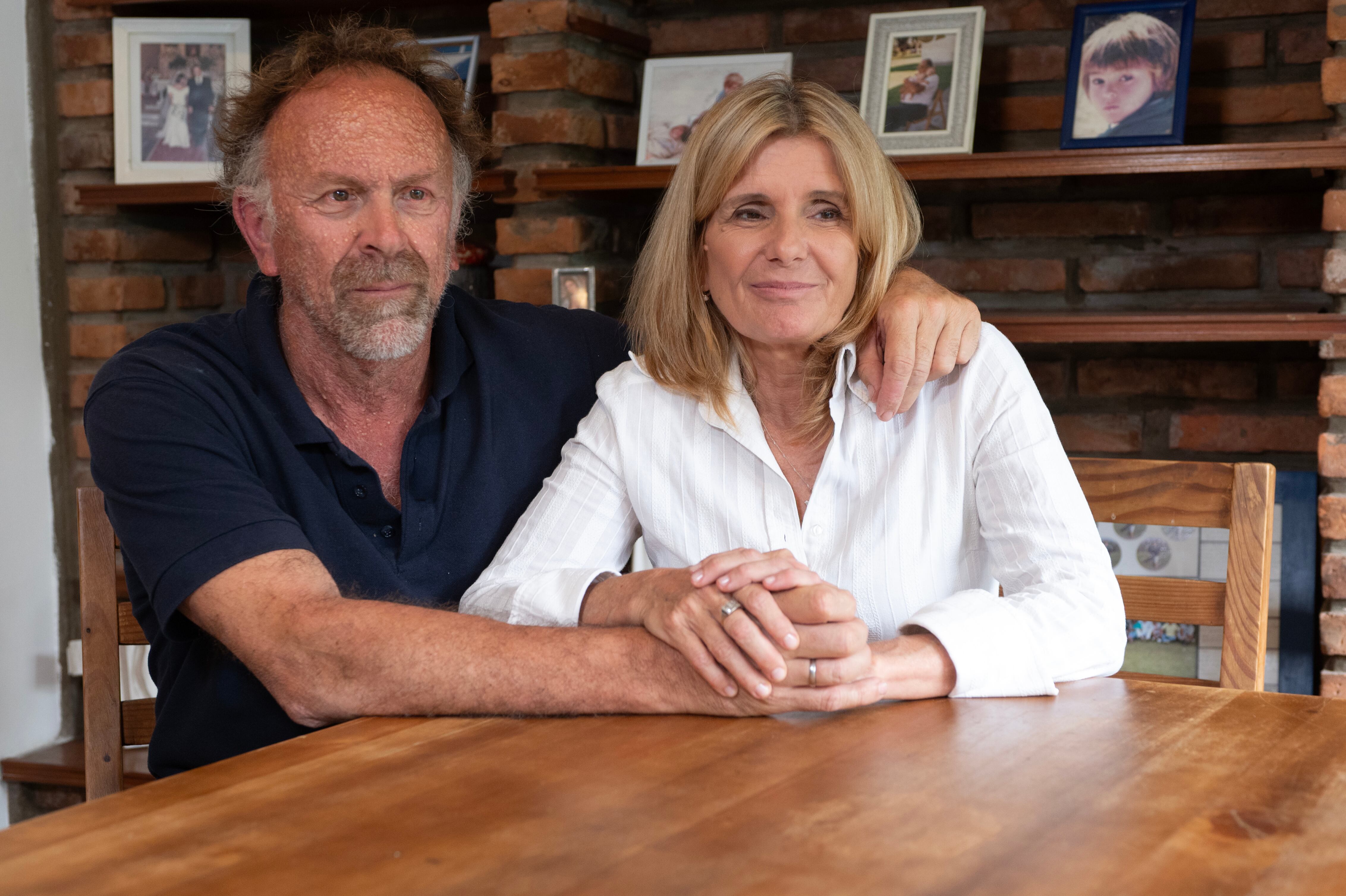 Juan Pablo y María Inés, los padres de Matías Berardi. (Gastón Taylor)