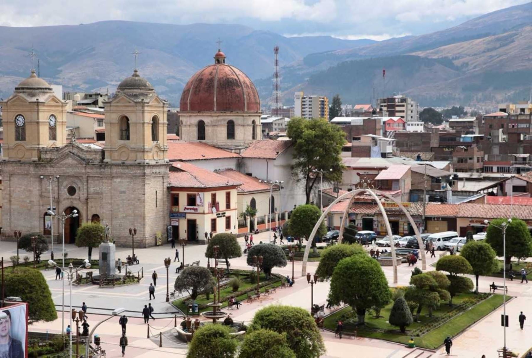 Plaza de Huancayo, en la región peruana de Junín | Foto: Andina