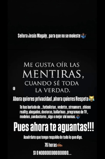 Jefferson Farfán volvió a exigirle a Magaly Medina una respuesta “sí o no” sobre el cumplimiento de las jornadas que él menciona como “76 horas”. IG