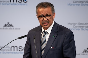 El director general de la Organización Mundial de la Salud (OMS), Tedros Adhanom Ghebreyesus (Sven Hoppe/dpa)