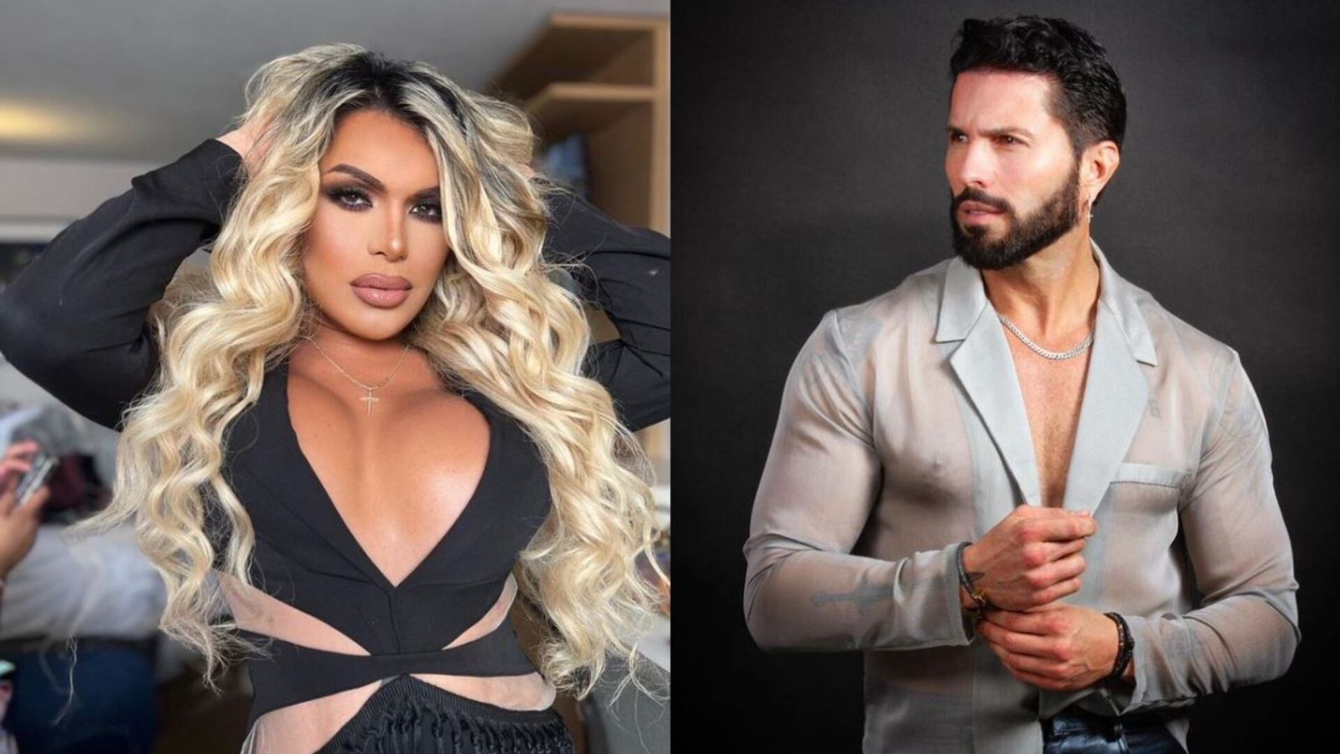 Poncho de Nigris y Wendy Guevara protagonizaron una acalorada discusión.(Fotos: Instagram/@soywendyguevaraoficial/@ponchodenigris)