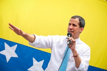 El presidente interino de Venezuela