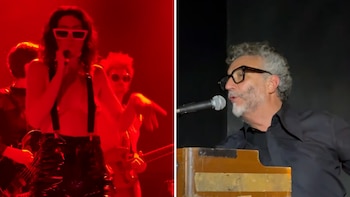 Fito Páez y Sofía Gala,