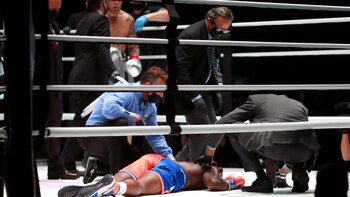 El violento nocaut con el