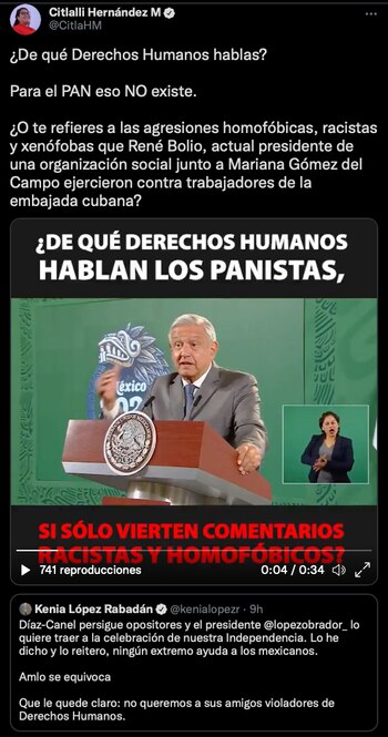 Las políticas se enfrentaron por