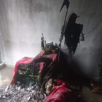 Una veladora inició la conflagración