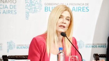 La vicegobernadora Verónica Magario despidió
