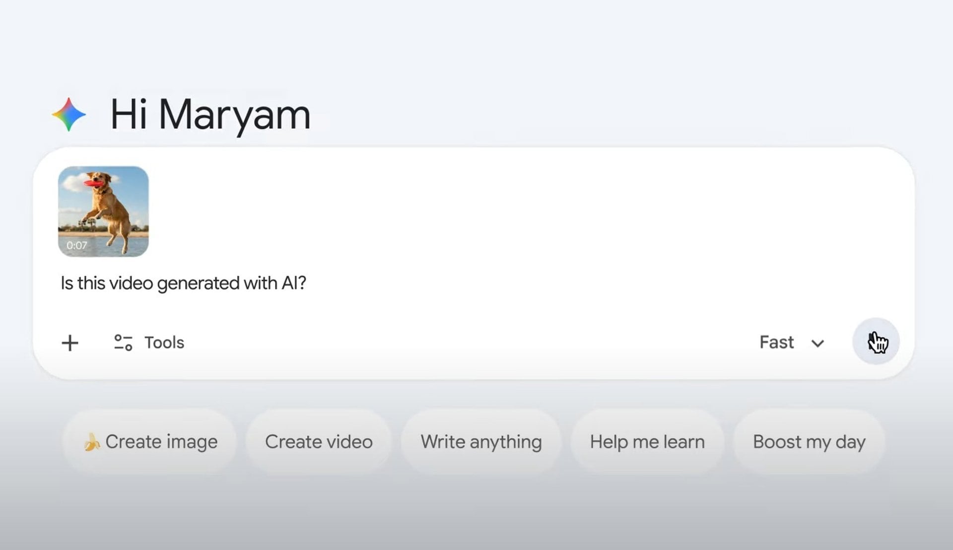 Gemini integra SynthID para identificar videos creados con inteligencia artificial de Google mediante marcas invisibles en imagen y audio.(GOOGLE)