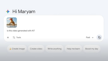 Gemini identifica los vídeos generados