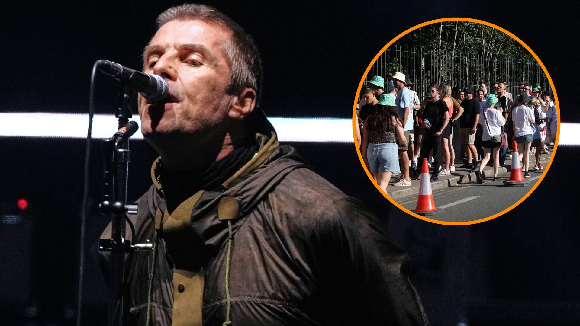 Un hombre falleció al caer desde una de las tribunas más altas durante la cuarta fecha del regreso de Oasis en Londres (AP/REUTERS)