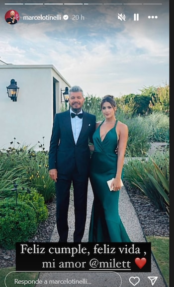 Marcelo Tinelli y su tierno