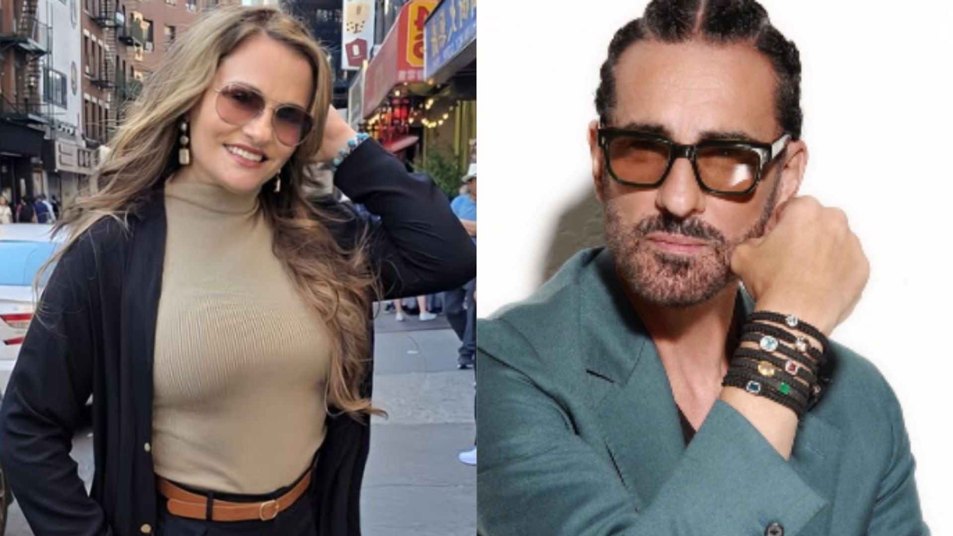 Miguel Varoni estaba casado con Patricia Ércole y Geithner mantenía una relación con Óscar Azula cuando se relacionaron sentimentalmente - crédito @crissgeithner y @soyvaroni/Instagram