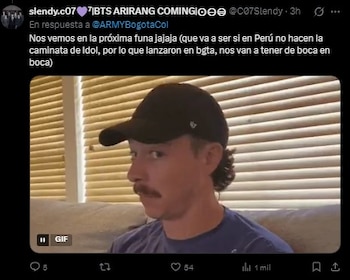 ARMY sin entrada para BTS en Lima no se rinde: puente cubierto, Army Bus y las reacciones que causaron furor. Captura: X.