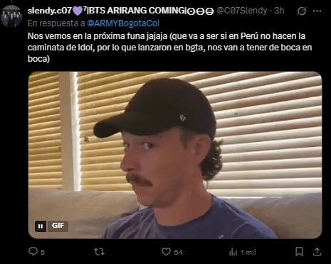 ARMY sin entrada para BTS en Lima no se rinde: puente cubierto, Army Bus y las reacciones que causaron furor. Captura: X.