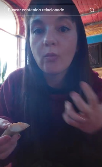 El entusiasmo de una italiana