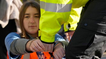 La policía arresta a manifestantes
