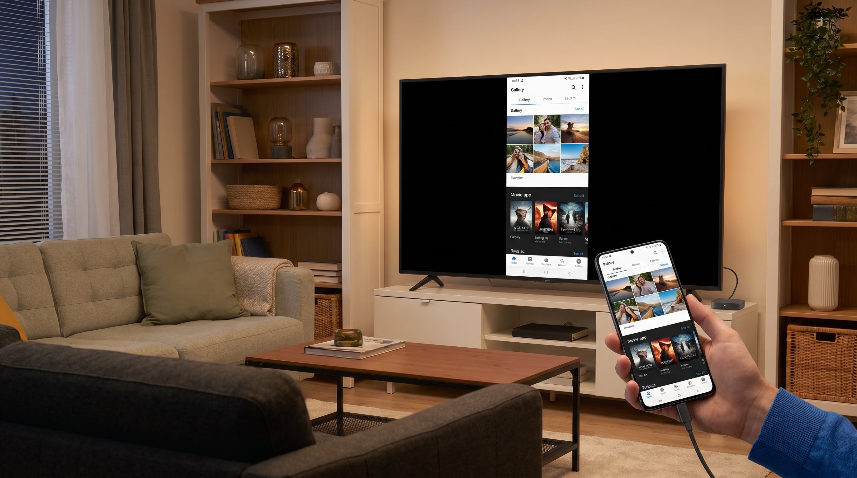 Existen varias formas de ver la pantalla del celular en el televisor, tanto de manera inalámbrica como con cables. (Imagen Ilustrativa Infobae)