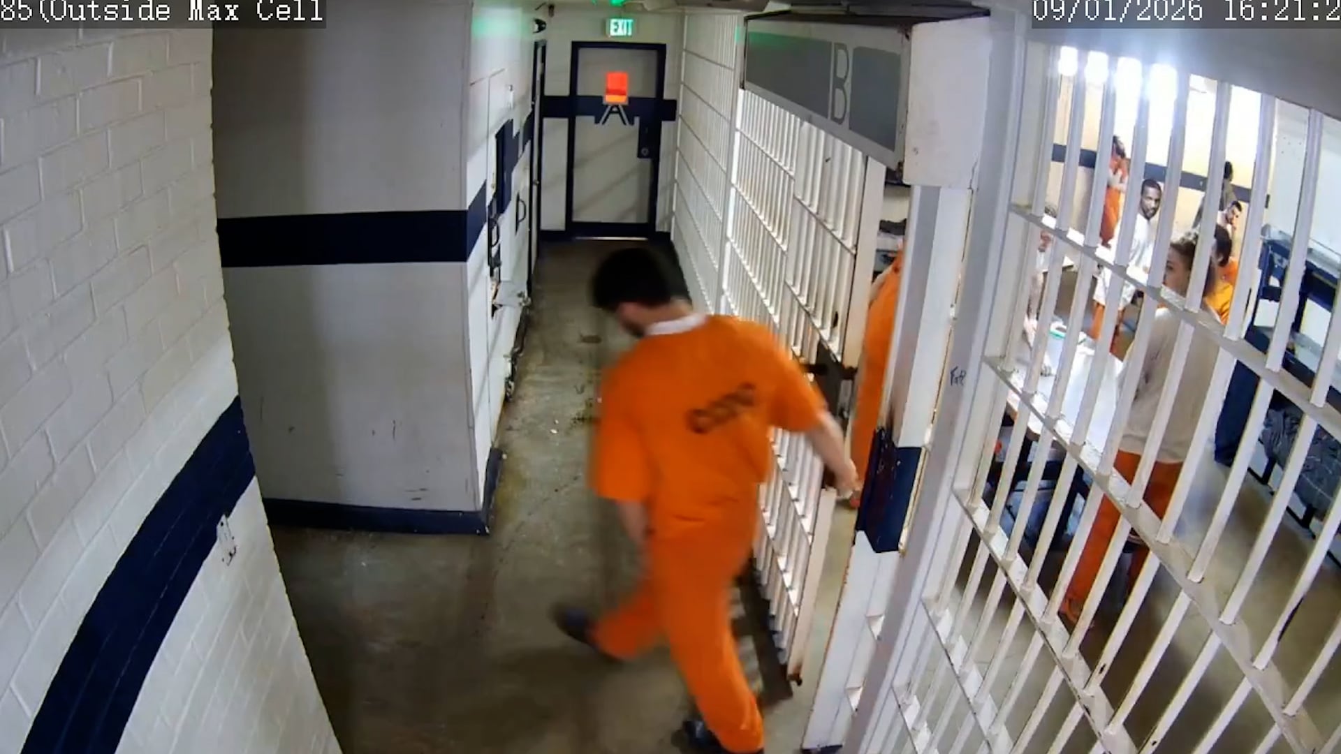 Charles Alexander Dieterich escapó de su celda en Carolina del Sur tras manipular la cerradura con un lápiz en el Centro de Detención del Condado de Chesterfield
