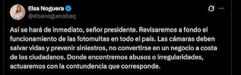 Elsa Noguera - crédito @elsanoguerabaq/X