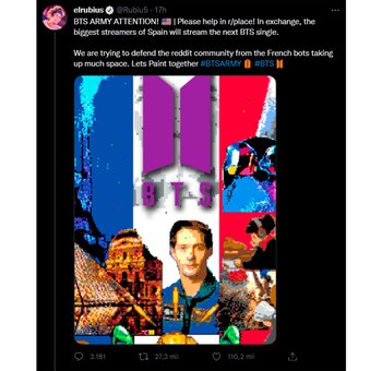 Los principales streamers hispanos publicaron