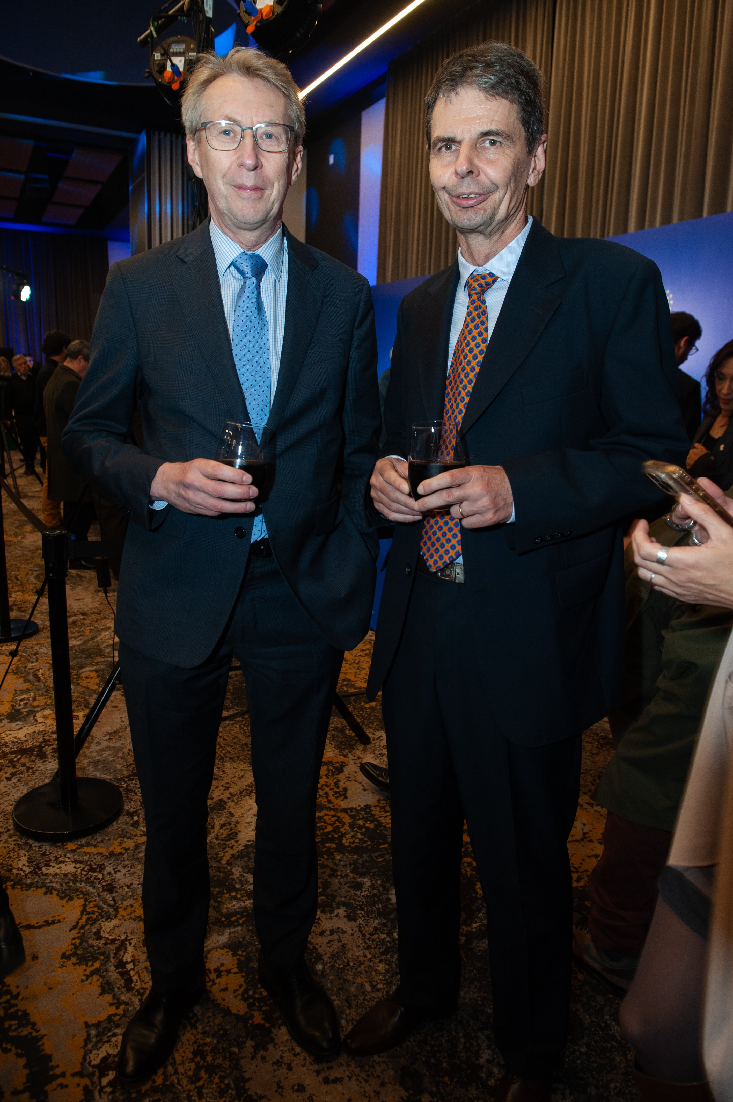 Los embajadores Torsten Ericsson (Suecia) y Gerhard Mayer (Austria)