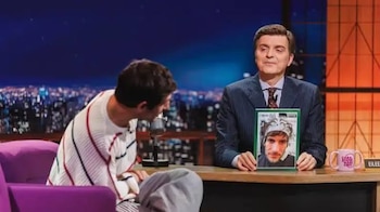Quim Gutiérrez y Marc Giró en 'Cara al show'. (RTVE)