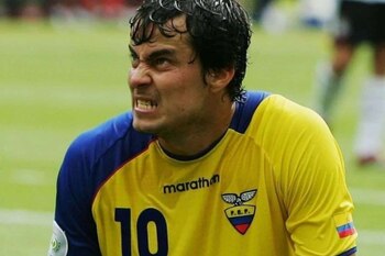 El exfutbolista ecuatoriano Jaime Kaviedes.