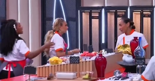 Kelly Ríos y Ninel Conde protagonizaron un cruce verbal durante una prueba de Top Chef VIP 5 - crédito: captura de pantalla Telemundo