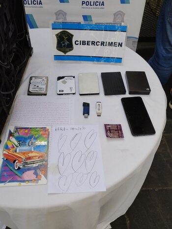 Los elementos secuestrados en el