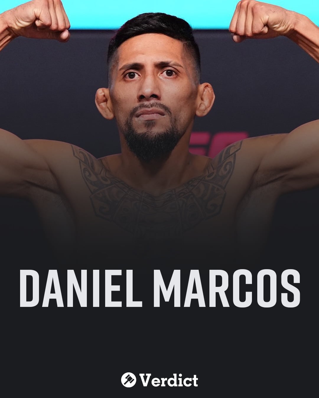 Daniel Marcos, borrado de la UFC. Crédito: Instagram Verdict.