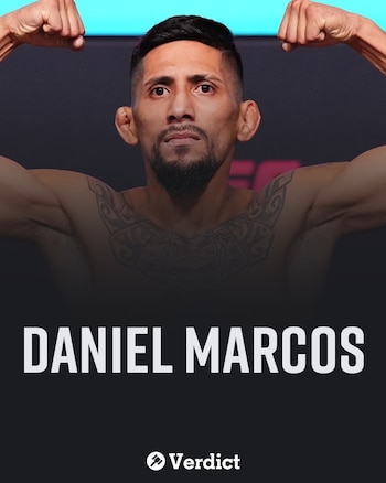 Daniel Marcos, borrado de la UFC. Crédito: Instagram Verdict.