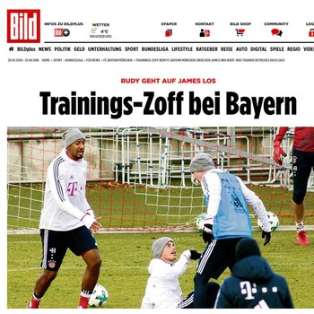 Portada del diario Bild con