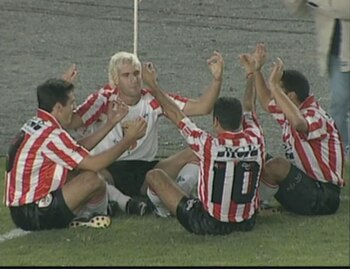 El icónico festejo del Loco