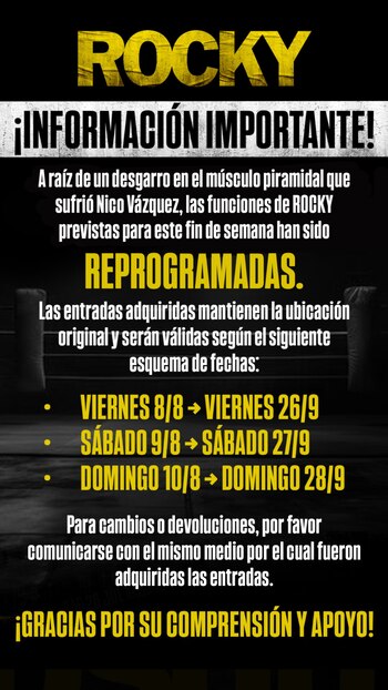 El comunicado de Nico Vázquez