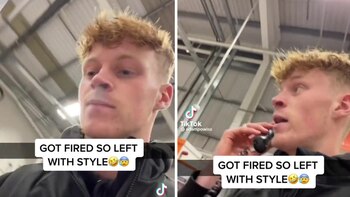 Antes de irse utilizó los