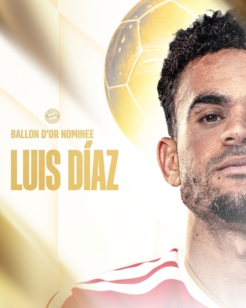 Luis Díaz fue nominado al Balón de Oro y quedó en la casilla 24-crédito Bayern Múnich