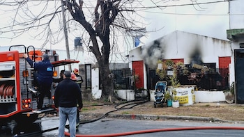 El incendio en Ensenada se