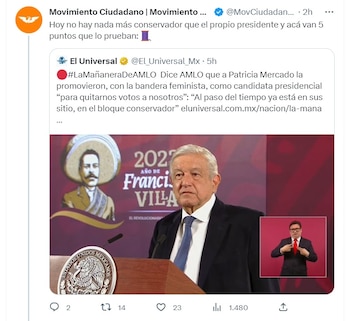 El partido Movimiento Ciudadano respondió