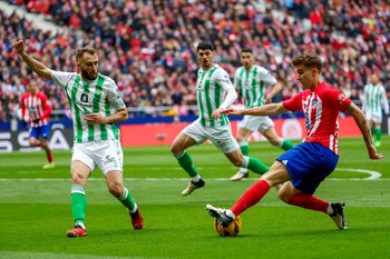 Llorente, durante el partido ante el Betis (REUTERS).