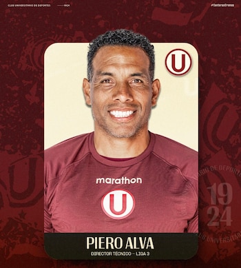 Piero Alva es el técnico de Universitario en la Liga 3.